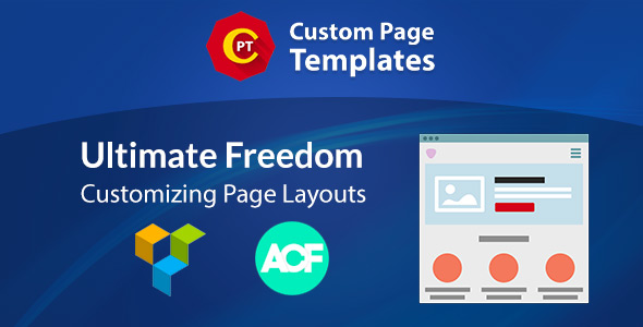 Custom Page Templates: New Way Of Creating Custom Templates In WordPress Preview - Rating, Reviews, Demo & Download