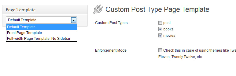 Custom Post Type Page Template Preview Wordpress Plugin - Rating, Reviews, Demo & Download