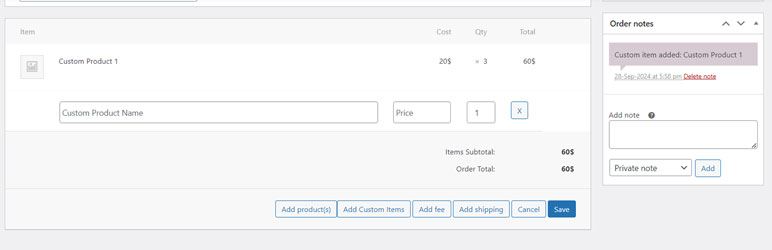 Custom Product In Woo Order Preview Wordpress Plugin - Rating, Reviews, Demo & Download