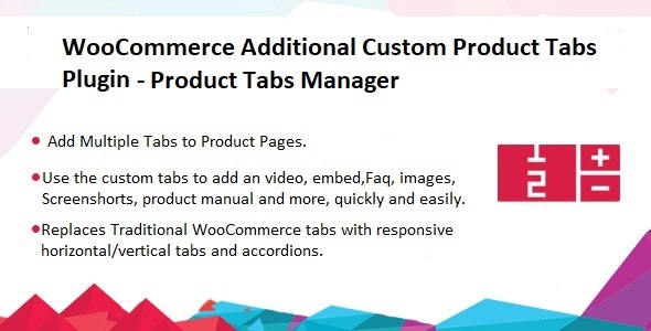 Custom Product Tabs Manager Plugin – Product Tabs Manager Preview - Rating, Reviews, Demo & Download