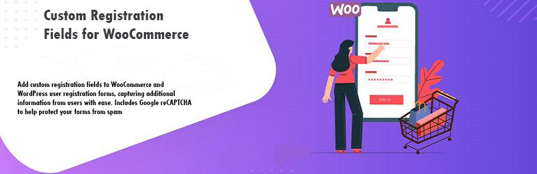 Custom Registration Fields For WooCommerce Preview Wordpress Plugin - Rating, Reviews, Demo & Download