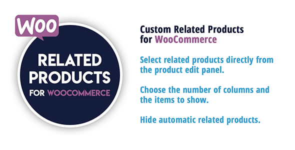 Custom Related Products For WooCommerce Preview Wordpress Plugin - Rating, Reviews, Demo & Download
