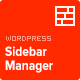 Custom Sidebar Manager