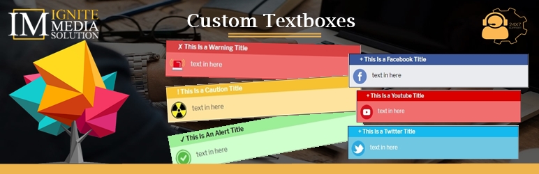 Custom Textboxes Preview Wordpress Plugin - Rating, Reviews, Demo & Download