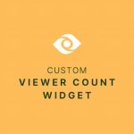Custom Viewer Count Widget