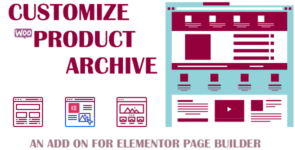 Customize WooCommerce Archive Product Page For Elementor Page Builder Preview Wordpress Plugin - Rating, Reviews, Demo & Download