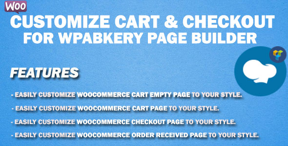 Customize WooCommerce Cart And Checkout Page For WPBakery Page Builder Preview Wordpress Plugin - Rating, Reviews, Demo & Download