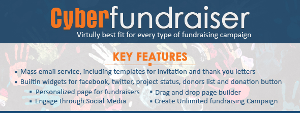 Cyber Fundraiser – Online Fundraising Campaign Tool Preview Wordpress Plugin - Rating, Reviews, Demo & Download
