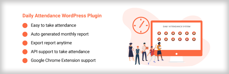 Daily Attendance Preview Wordpress Plugin - Rating, Reviews, Demo & Download