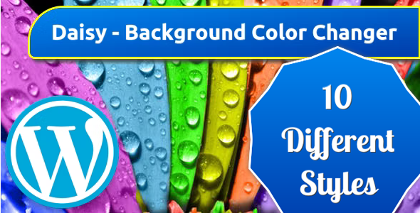 Daisy – Background Color Changer Plugin for Wordpress Preview - Rating, Reviews, Demo & Download