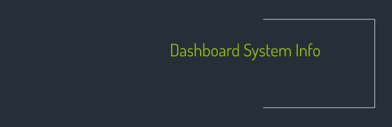 Dashboard System Info Preview Wordpress Plugin - Rating, Reviews, Demo & Download