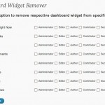 Dashboard Widget Remover