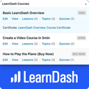 Dashboard Widgets For LearnDash