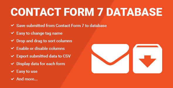 Database For Contact Form 7 Preview Wordpress Plugin - Rating, Reviews, Demo & Download