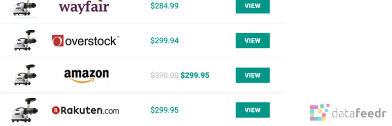 Datafeedr Comparison Sets Preview Wordpress Plugin - Rating, Reviews, Demo & Download