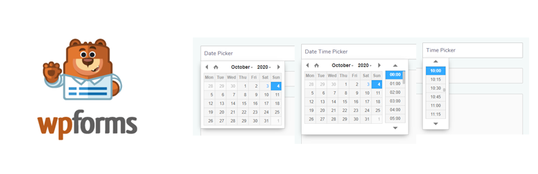 Date Time Picker For WPForms Preview Wordpress Plugin - Rating, Reviews, Demo & Download