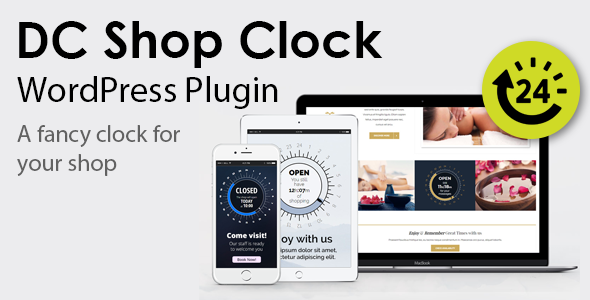 DC Shop Clock Preview Wordpress Plugin - Rating, Reviews, Demo & Download