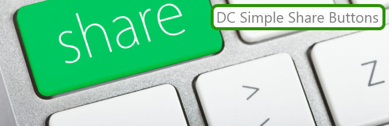 DC Simple Share Buttons Preview Wordpress Plugin - Rating, Reviews, Demo & Download