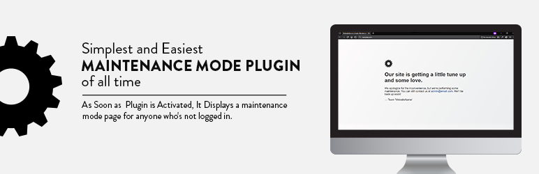 DD Simple Maintenance & Coming Soon Mode – Clean, Easy & 100% Free Preview Wordpress Plugin - Rating, Reviews, Demo & Download