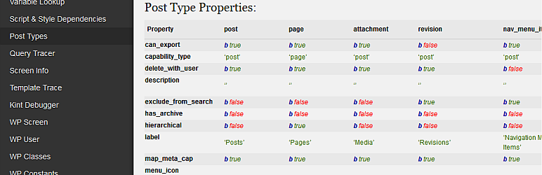 Debug Bar Post Types Preview Wordpress Plugin - Rating, Reviews, Demo & Download