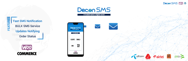 Decon WP SMS Preview Wordpress Plugin - Rating, Reviews, Demo & Download