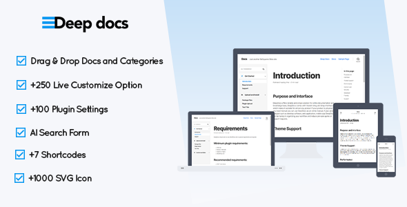 DeepDocs – Documentation And Knowledge Base Plugin Preview - Rating, Reviews, Demo & Download