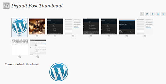 Default Post Thumbnail Preview Wordpress Plugin - Rating, Reviews, Demo & Download