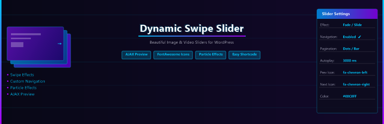 Delowar Swipe Slider Preview Wordpress Plugin - Rating, Reviews, Demo & Download