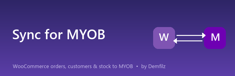 Demfilz Sync For MYOB Preview Wordpress Plugin - Rating, Reviews, Demo & Download