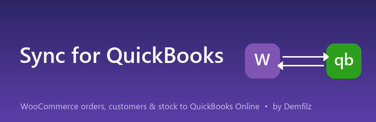 Demfilz Sync For QuickBooks Preview Wordpress Plugin - Rating, Reviews, Demo & Download
