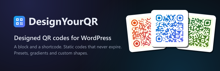 DesignYourQR – QR Code Generator Preview Wordpress Plugin - Rating, Reviews, Demo & Download