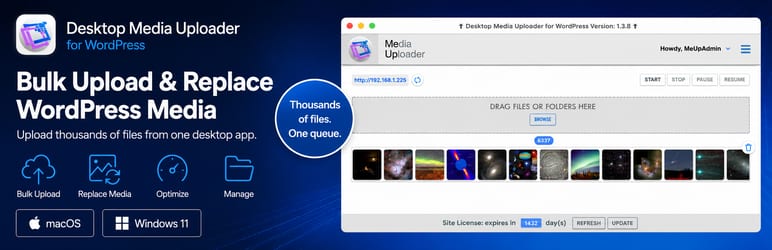 Desktop Media Uploader Preview Wordpress Plugin - Rating, Reviews, Demo & Download
