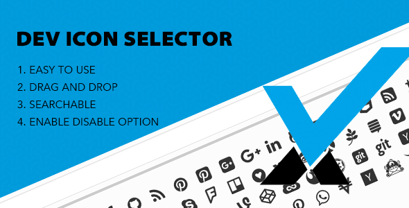 Dev Icon Selector | Redux Framework Extension Preview Wordpress Plugin - Rating, Reviews, Demo & Download