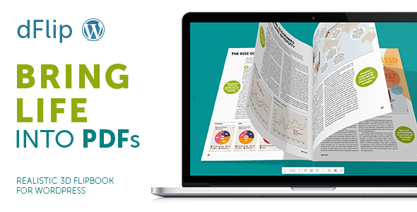 DFlip PDF FlipBook WordPress Plugin Preview - Rating, Reviews, Demo & Download