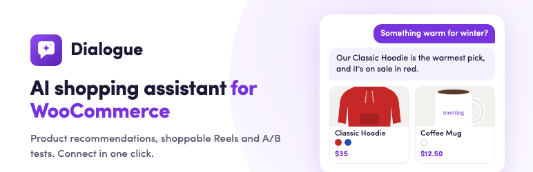 Dialogue For WooCommerce Preview Wordpress Plugin - Rating, Reviews, Demo & Download
