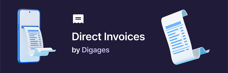 Digages Direct Invoices For WooCommerce – WordPress Invoicing & Billing Plugin Preview - Rating, Reviews, Demo & Download