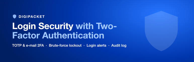 Digipacket Login Security With Two-Factor Authentication Preview Wordpress Plugin - Rating, Reviews, Demo & Download