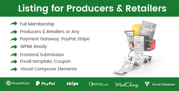 Directory Listing For Producers & Retailers Preview Wordpress Plugin - Rating, Reviews, Demo & Download