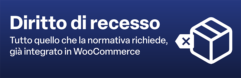 Diritto Di Recesso For WooCommerce Preview Wordpress Plugin - Rating, Reviews, Demo & Download