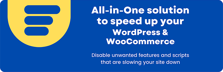 Disable Bloat Plugin for Wordpress & WooCommerce Preview - Rating, Reviews, Demo & Download