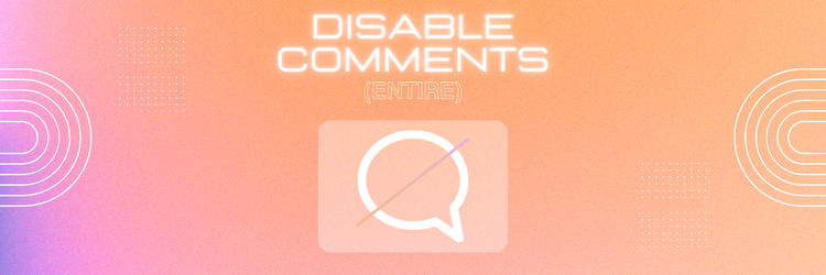 Disable Comments (Entire) Preview Wordpress Plugin - Rating, Reviews, Demo & Download