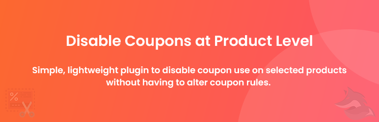 Disable Coupons At Product Level Preview Wordpress Plugin - Rating, Reviews, Demo & Download