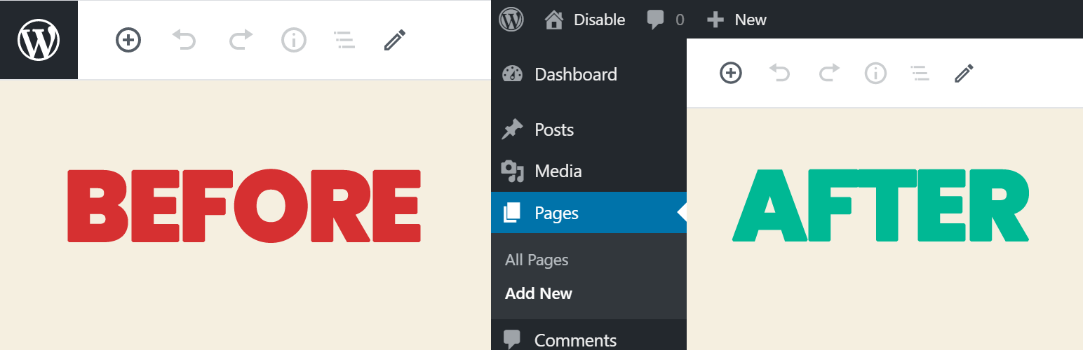 Disable Fullscreen Editor Mode Preview Wordpress Plugin - Rating, Reviews, Demo & Download