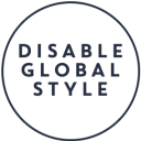Disable Global Style