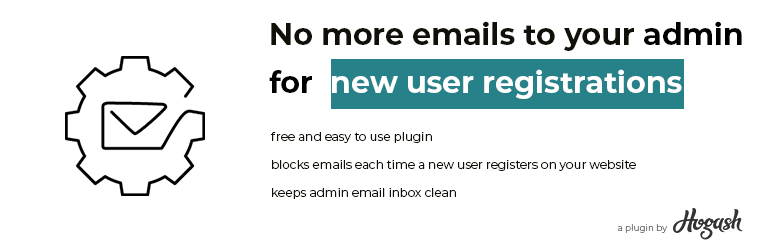 Disable New User Admin Email Preview Wordpress Plugin - Rating, Reviews, Demo & Download