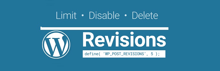 Disable Revisions For All Post Types In Wordpress Preview - Rating, Reviews, Demo & Download