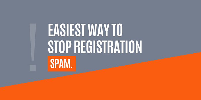 Disable WP Registration Page Spam Preview Wordpress Plugin - Rating, Reviews, Demo & Download