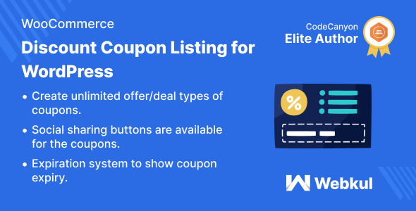 Discount Coupon Listing Plugin For WordPress Preview - Rating, Reviews, Demo & Download