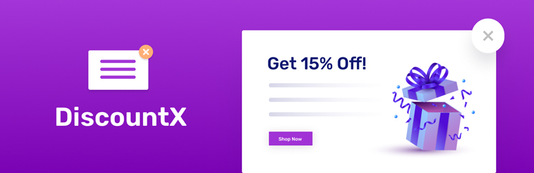 DiscountX – Best Woocommerce Discount Popup Plugin Preview - Rating, Reviews, Demo & Download