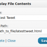 Display File Contents Widget